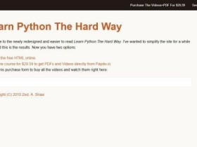 学习Python编程的11个资源