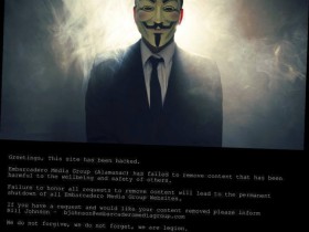 匿名者黑掉Embarcadero新闻网站抗议网站发布有害内