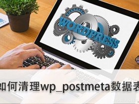wordpress数据优化:如何清理wp_postmeta数据表