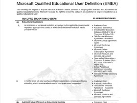 微软教育许可计划