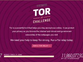 Tor挑战：2014年已召集到1635个中继节点