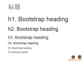 bootstrap3.0教程之排版详细使用教程(标题、页面主体、强调、缩略语等用法)布局实例