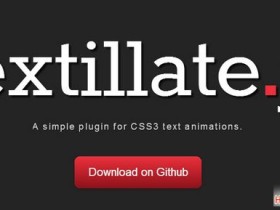 实现动感的CSS3 文本动画插件Textillate.js