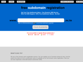 申请yn.to免费域名